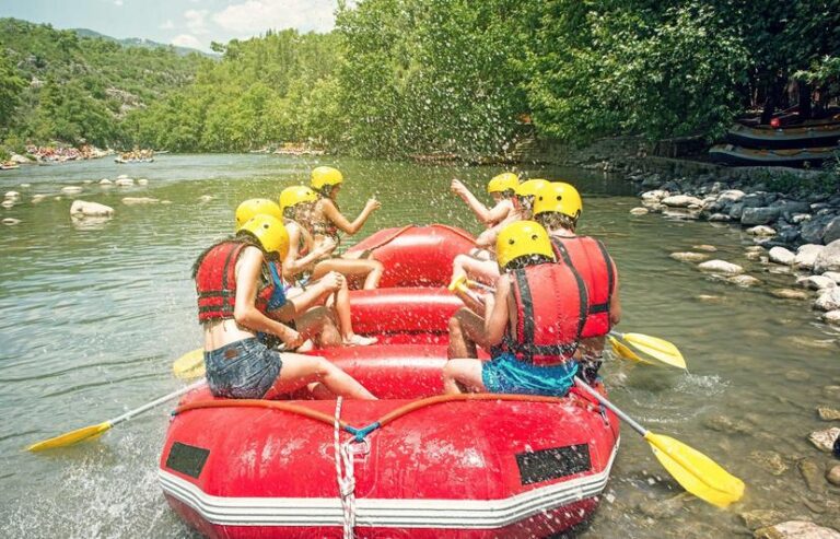 From Antalya: Eagle Canyon Jeep Safari & Rafting Tour