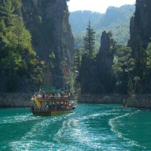 From Antalya: Green Canyon Boat Tour with Lunch